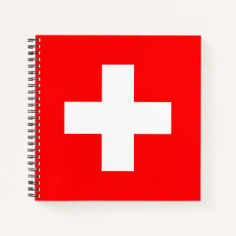 Cuaderno Bandera de Suiza