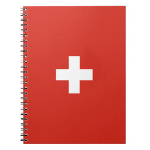 Cuaderno Bandera de Suiza