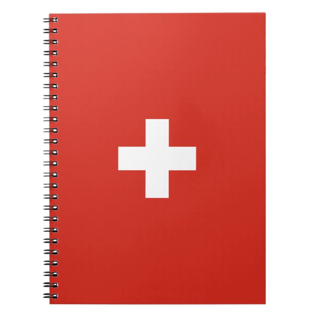 Cuaderno Bandera de Suiza (Frente)