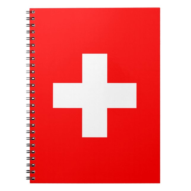 Cuaderno Bandera de Suiza (Frente)
