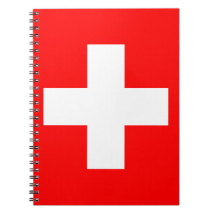 Cuaderno Bandera de Suiza