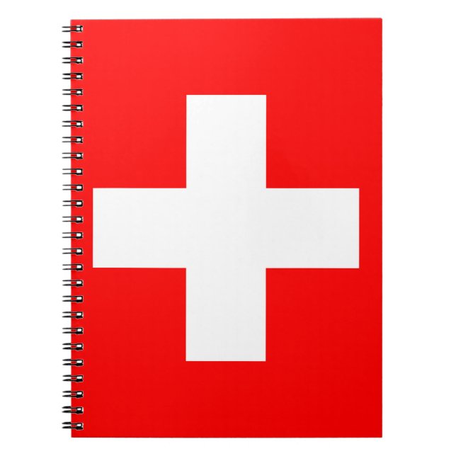 Cuaderno Bandera de Suiza (Frente)