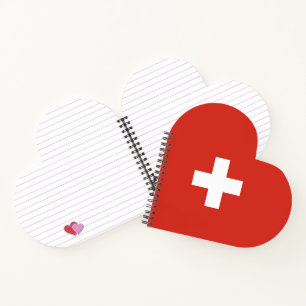 Cuaderno Bandera de Suiza