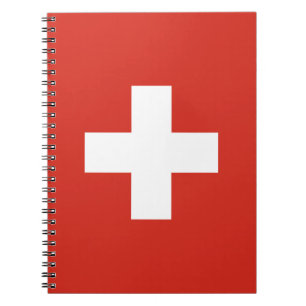 Cuaderno Bandera de Suiza