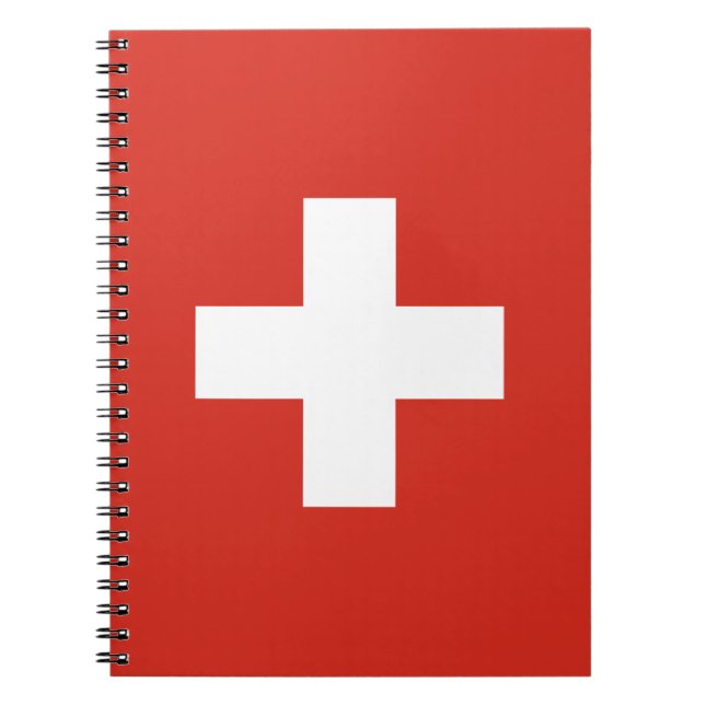 Cuaderno Bandera de Suiza (Frente)