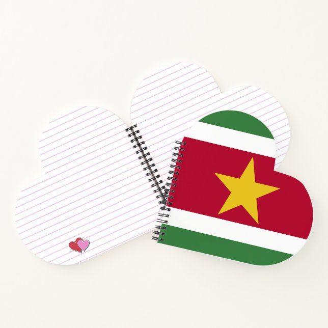 Cuaderno Bandera de Surinam (Interior)