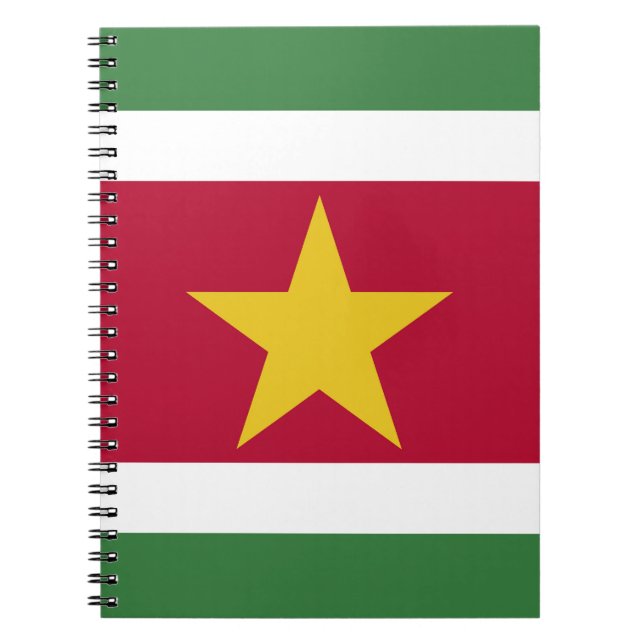 Cuaderno Bandera de Surinam (Frente)
