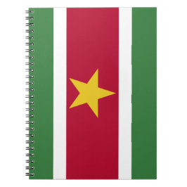 Cuaderno Bandera de Surinam