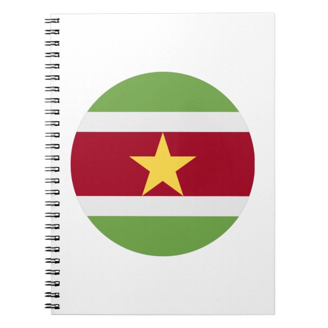 Cuaderno Bandera de Surinam (Frente)