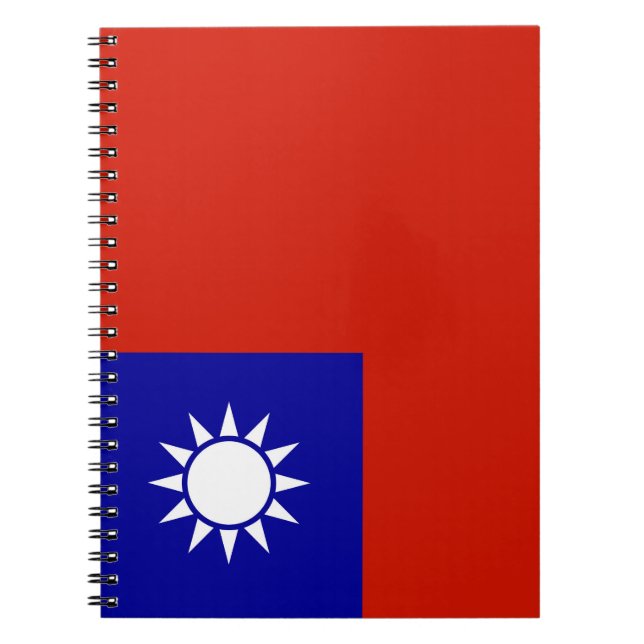 Cuaderno Bandera de Taiwán (Frente)