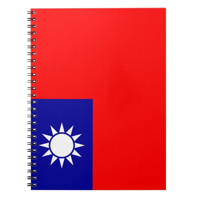 Cuaderno Bandera de Taiwán (Frente)