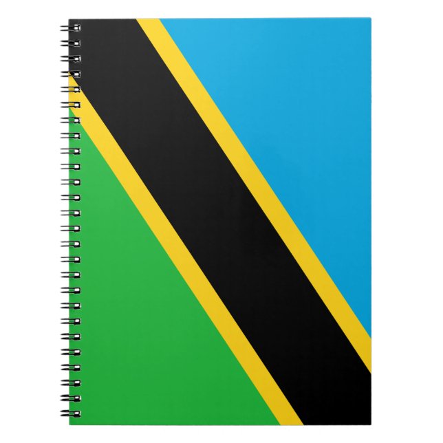 Cuaderno Bandera de Tanzania (Frente)
