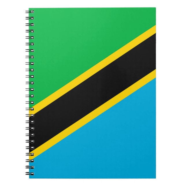 Cuaderno Bandera de Tanzania (Frente)