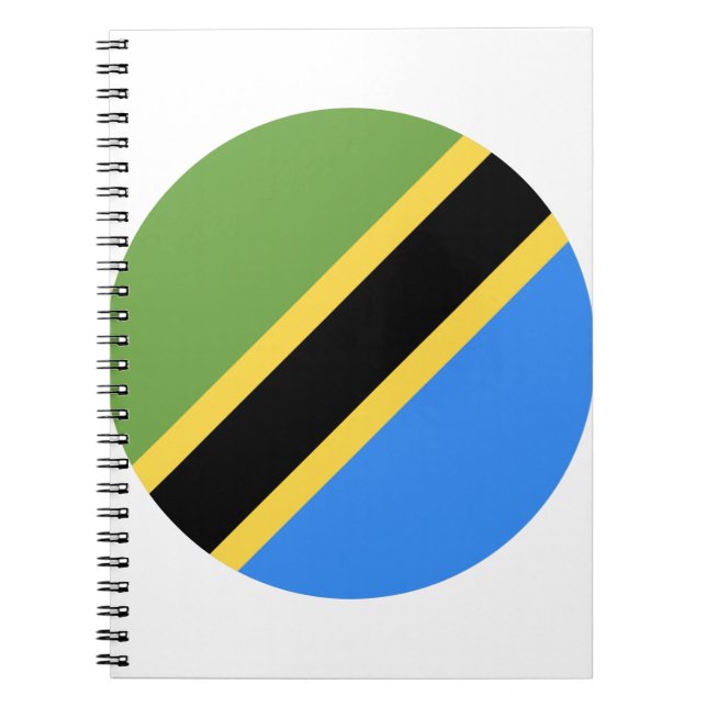 Cuaderno Bandera de Tanzania (Frente)