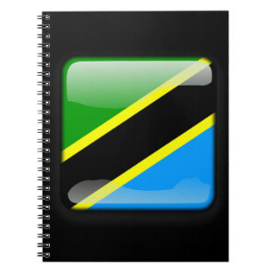 Cuaderno Bandera de Tanzania