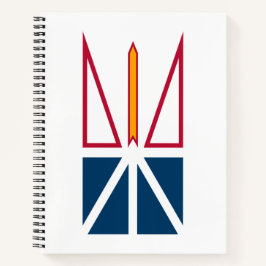Cuaderno Bandera de Terranova y Labrador (Canadá)