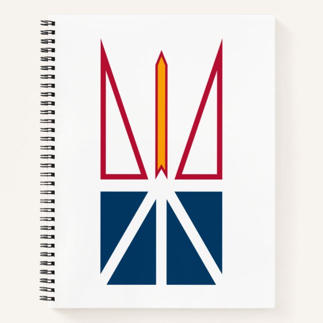 Cuaderno Bandera de Terranova y Labrador (Canadá) (Anverso)