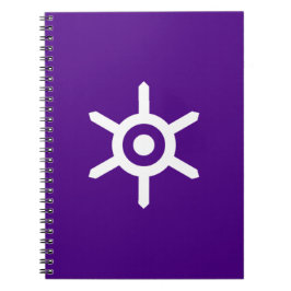 Cuaderno Bandera de Tokio (ciudad capital japonesa)