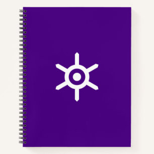 Cuaderno Bandera de Tokio (ciudad capital japonesa)