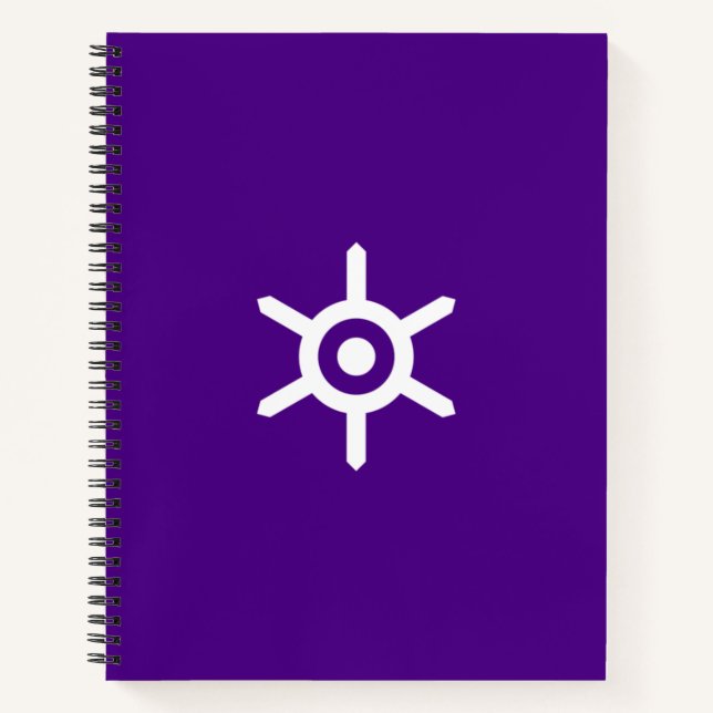 Cuaderno Bandera de Tokio (ciudad capital japonesa) (Anverso)