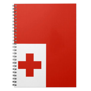 Cuaderno Bandera de Tonga