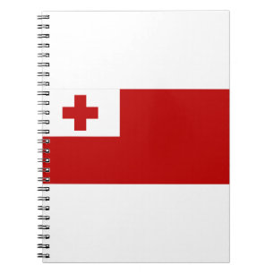Cuaderno Bandera de Tonga