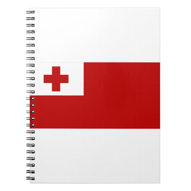 Cuaderno Bandera de Tonga (Frente)