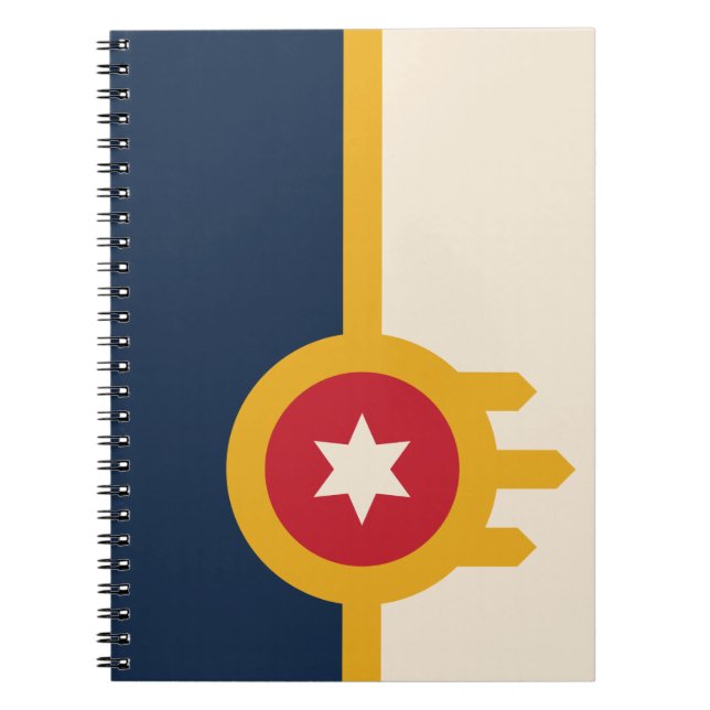 Cuaderno Bandera de Tulsa (Oklahoma) (Frente)