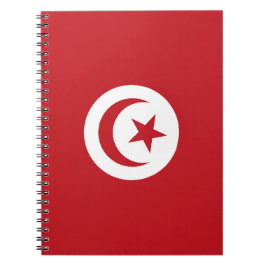 Cuaderno Bandera de Túnez
