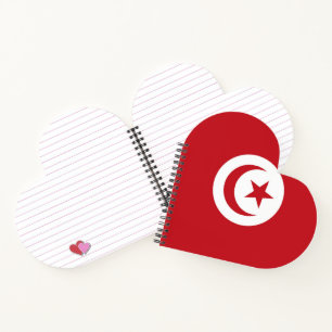 Cuaderno Bandera de Túnez