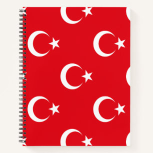 Cuaderno Bandera de Turquía