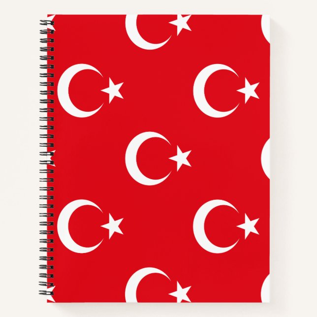 Cuaderno Bandera de Turquía (Anverso)