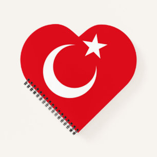Cuaderno Bandera de Turquía