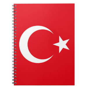 Cuaderno Bandera de Turquía