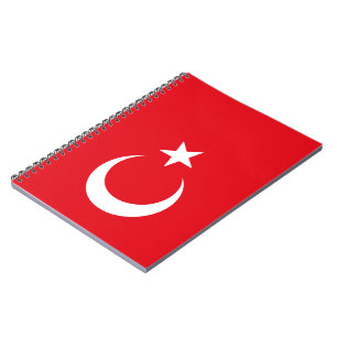 Cuaderno Bandera de Turquía