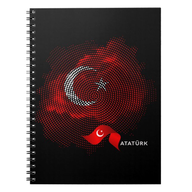 Cuaderno Bandera de Turquía (Frente)