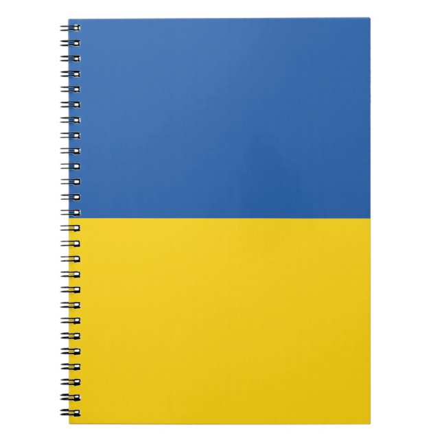 Cuaderno Bandera de Ucrania (Frente)