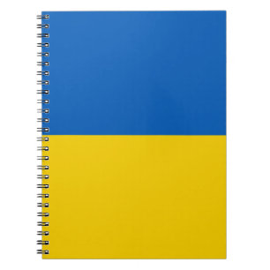 Cuaderno Bandera de Ucrania