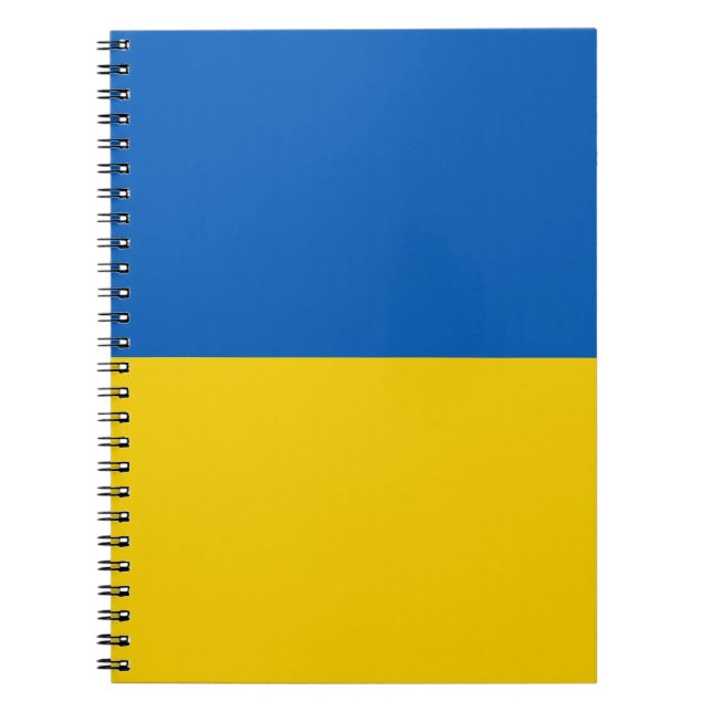 Cuaderno Bandera de Ucrania (Frente)
