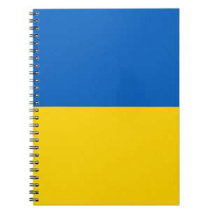 Cuaderno Bandera de Ucrania