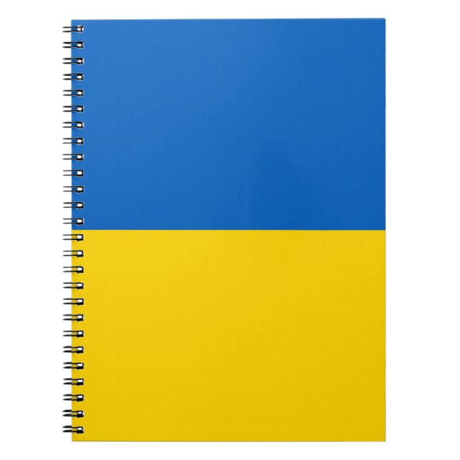 Cuaderno Bandera de Ucrania (Frente)