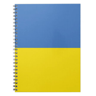 Cuaderno Bandera de Ucrania, ucraniano Slava Ukraini Слава 