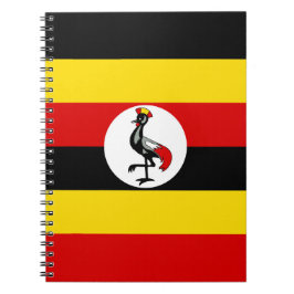 Cuaderno Bandera de Uganda