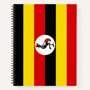 Cuaderno Bandera de Uganda