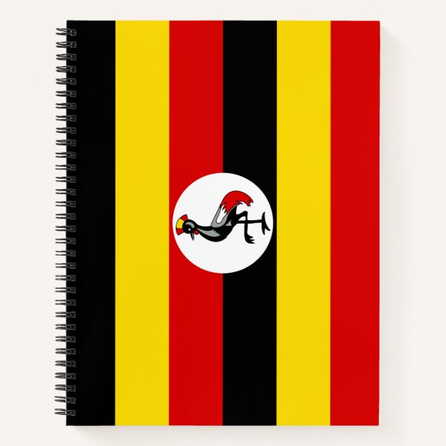 Cuaderno Bandera de Uganda (Anverso)