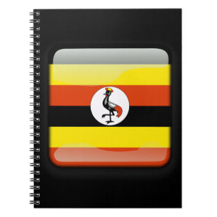 Cuaderno Bandera de Uganda