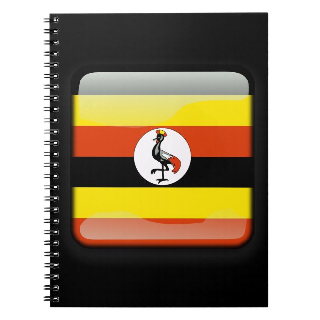 Cuaderno Bandera de Uganda (Frente)