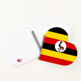 Cuaderno Bandera de Uganda