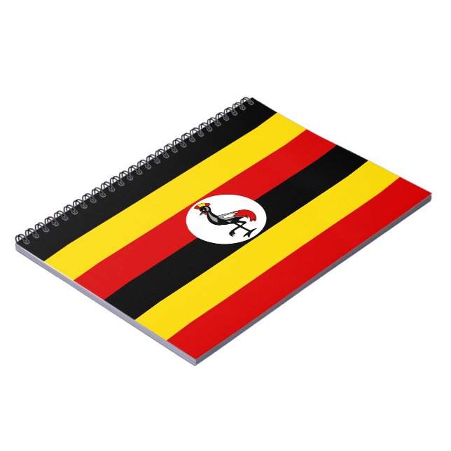 Cuaderno Bandera de Uganda (Uganda) (Lado Izquierdo)