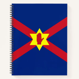 Cuaderno Bandera de Ulster Nation (Irlanda del Norte)